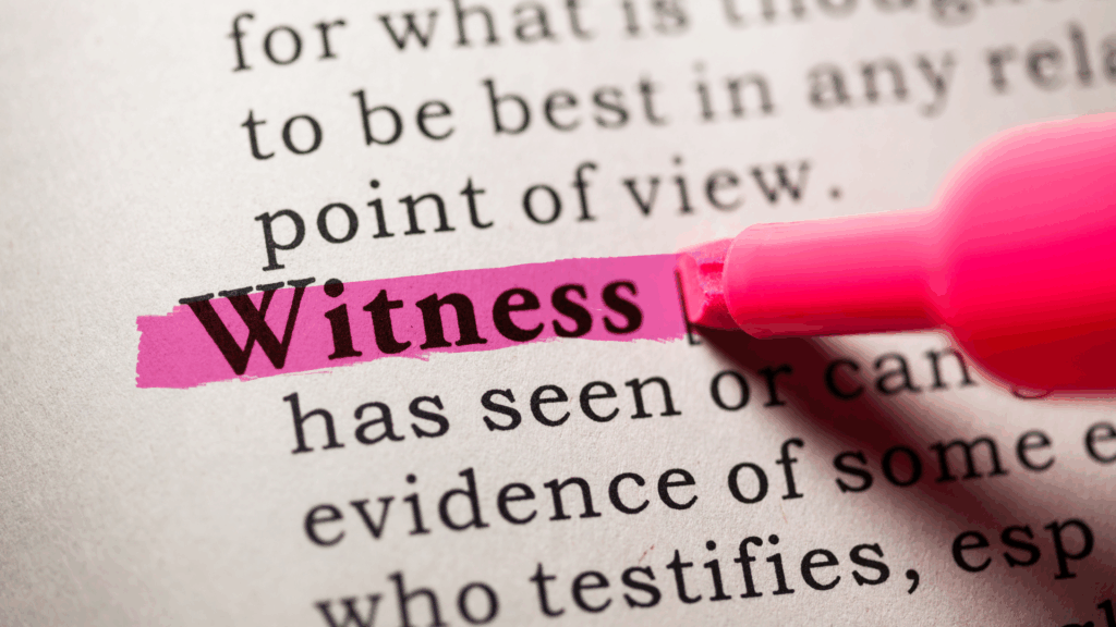 witness statements blog